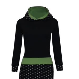 Ensemble décontracté pour femme en deux pièces pour l'hiver, haut en tricot à manches longues et jupe, 100% coton, collection écologique du Bangladesh - Product Image 1