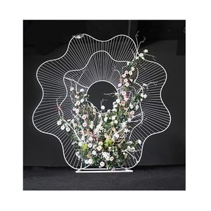 Fondo de Acero de Lujo de Calidad Exclusiva en Color Blanco para Decoración de Escenarios de Bodas y Eventos con Logotipo Personalizado a Precio - Product Image 6