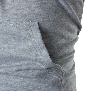 Sweat à capuche kangourou unisexe pour hommes, sweat à capuche léger à manches longues avec poche kanga, sweats à capuche pour hommes, coupe ajustée - Product Image 4