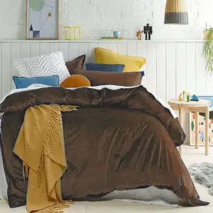 ベッド掛け布団セットデザイナー羽毛布団掛け布団セット寝具卸売カスタムサイズ高級ヨーロッパサテン寝具セット
