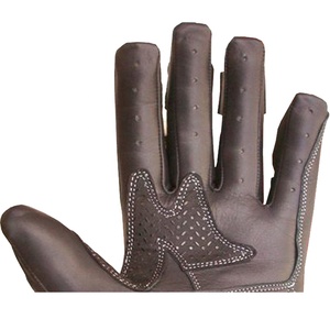 Gants de motocross courts en cuir véritable marron Keven Impex, best-sellers, avec protection thermique/isolante Pyrotect, unisexes, imperméables - Product Image 5
