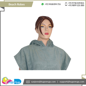 Batas de playa de suministro OEM de marca personalizada Zero Twist de secado rápido 100% algodón para uso en exteriores a precio mayorista - Product Image 3