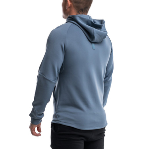 Nuevas llegadas sudaderas con capucha para hombre con logotipo personalizado fabricante barato a granel de algodón y poliéster de peso pesado entrenamiento gimnasio ropa deportiva Sudadera con capucha - Product Image 2