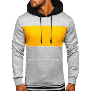 Sweat-shirt d'hiver personnalisé pour hommes avec sweat à capuche impression numérique motif uni couleurs personnalisées - Product Image 2