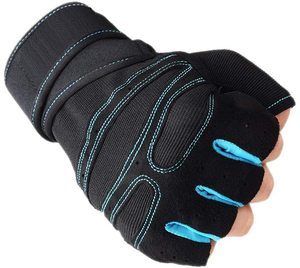 Gants d'entraînement sur mesure avec double paume couche rembourrée soutien-poignet haltérophilie Gym utilisation Super septembre offre en gros - Product Image 3