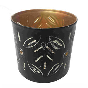 Bougeoirs votifs en fer à feuilles uniques photophore artistique décoration de maison antique dernier design T-Light holder - Product Image 1