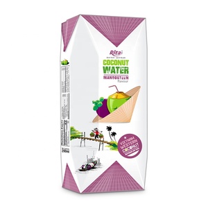 Eau de coco 200 ml Boîte en papier Haute qualité Fournisseur de boissons non alcoolisées du Vietnam Rita OEM - Product Image 3