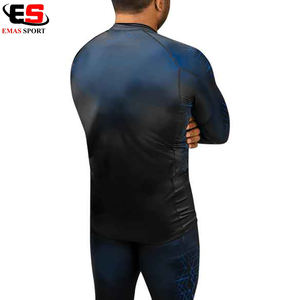 Camisa de compresión Rash Guard de secado rápido para hombres con estilo, ropa práctica de Fitness para MMA y entrenamiento físico - Product Image 2