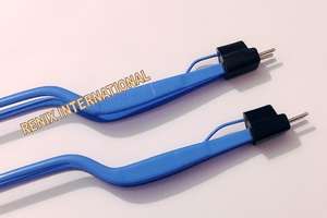 Fórceps de riego bipolar rectos europeos Producto de acero manual - Product Image 6