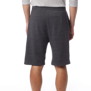 Pantalones cortos de fitness de gimnasio de lana de algodón hechos a medida para hombres, pantalones cortos de culturismo lisos de punto transpirables, cierre de cordón informal - Product Image 4