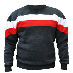 เสื้อแขนยาวผู้หญิง,เสื้อวอร์มพิมพ์ลายทางลำลอง - Product Image 1