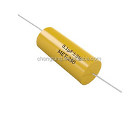 Condensateur à film polyester à impulsions haute fréquence CT CL20 MET, auto-réparateur, certifié ROHS, faible facteur de dissipation, axial négatif