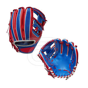 Gants de baseball professionnels de haute qualité, design personnalisé, cuir de vache, durables, confortables, logo de couleur personnalisé, unisexe - Product Image 1