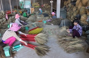 Balai à balais pour gazon/bois, poils naturels, pour cosse de maïs - Product Image 6