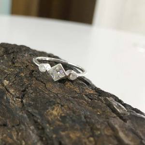 Diseñador de moda Pure 925 Sterling Silver Crystal & Cz Anillo de piedras preciosas para unisex - Product Image 3