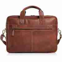 Echtes Leder Business Laptop Aktentasche Schultertasche Anpassbare Farbe Größe Individuelles Logo Modell SI-LTBG-12 Standard