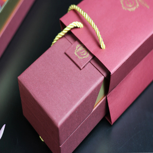 Boîte en papier carton vide pour cadeaux de mariage, emballage de luxe pour bonbons et chocolats, vente en gros, 10 pièces - Product Image 2