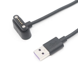 Câble de charge magnétique 5 positions USB Transfert de données et d'alimentation Connecteur Pogo Pin mâle <span class=keywords><strong>femelle</strong></span> 5 positions à ressort - Product Image 1