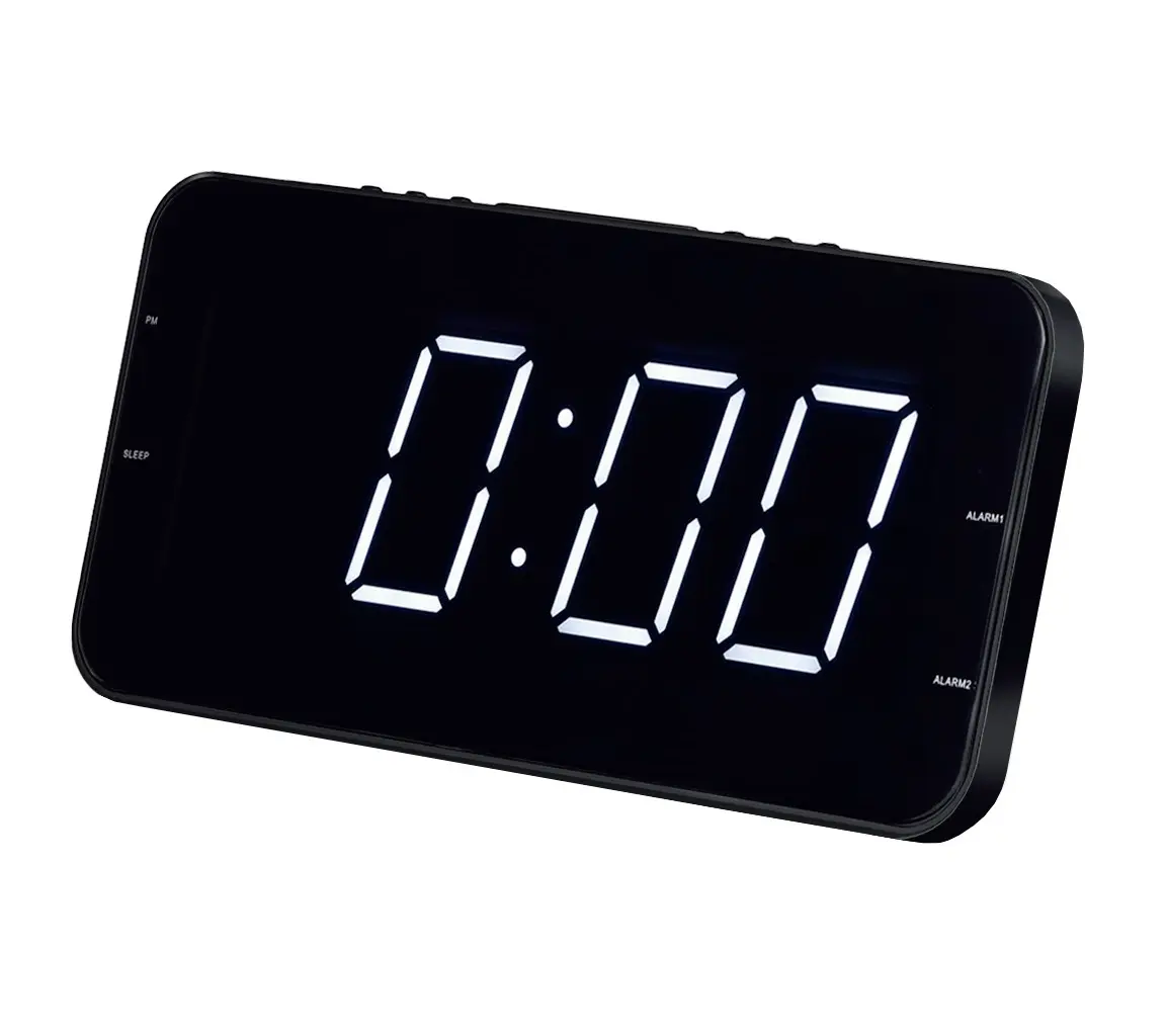 Jumbo alarm clock radio