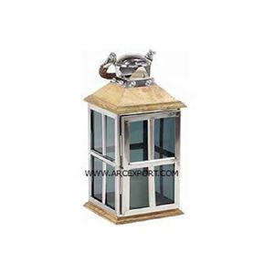 Ensemble unique de 2 lanternes de tailles différentes, polies miroir, nouveau design de décoration, métal massif, dernière norme de décoration antique - Product Image 4