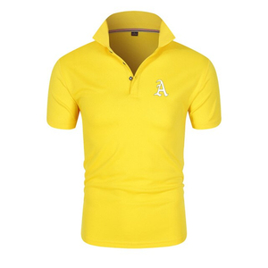 Camisa de manga corta para hombre, Polo Simple informal de negocios, a la moda, de verano, de alta calidad - Product Image 5