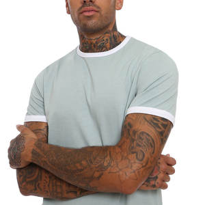 Camiseta básica de color liso para hombre - Product Image 1