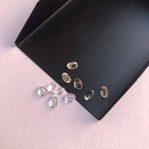 4mm 5mm cristal naturel pierre de Quartz facettes ovale coupe lâche forme de pierre précieuse fabricant prix de gros pour la fabrication de bijoux 2025 - Product Image 1