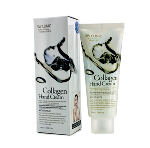 Cosmético Coreano 3W CLINIC Crema de Manos Nutritiva e Hidratante con Colágeno 100ml, Cuidado de Manos Suaves y Lisas, K-beauty - Product Image 1