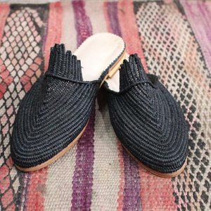 Zapatos de Rafia Hechos a Mano, Felicidad - Product Image 1