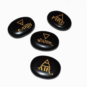 Buy Online Black Jasper Reiki Element Oval Set : Black Jasper Reiki Element Oval Set for Sale - Product Image 1