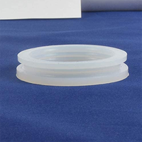 Bague d'étanchéité en caoutchouc de silicone étanche pour raccords de tuyauterie solaires certifiée ISO9001 quantité minimale de commande 500 pièces avec service de traitement de coupe