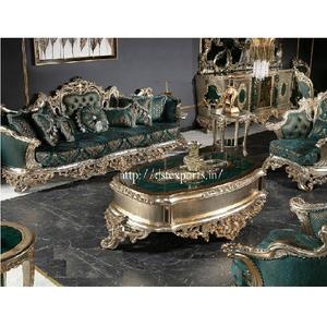 Ensemble de canapé Villa Royal, meubles de salon en bois de teck, sculpté à la main, Design européen, 2018 - Product Image 1