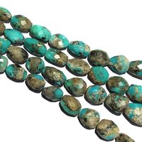 Turquoise facettes Sleeping Beauty Tumble forme lâche pierres précieuses perles fabrication de bijoux grossiste prix brin naturel bonne qualité
