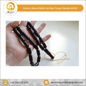 Perles de prière islamique rouge cerise en ambre baltique, pour la prière islamique, 44.5 grammes, 19X10, 1 pièce, prix d'usine - Product Image 3