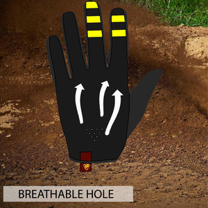 Custom Sublimated Print <b>MX</b> <b>Gloves</b> for Motocross & Cycling Breathable PU Material Non-Slip Durable Full Finger - Product Image 5