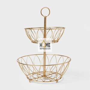 Modern Art & <b>Craft</b> Antique Mesh <b>Wire</b> Fruits & Vegetables Kitchen Baskets Classic Metal Black Fruits Baskets - Product Image 6