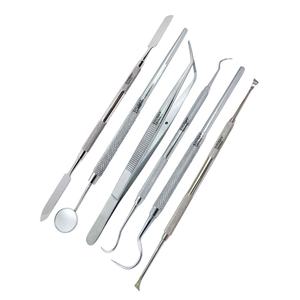 Usine en gros 100% ensemble d'examen sans rouille kit oral dentaire outils d'examen de base en acier inoxydable - Product Image 5