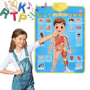 Nuevo y Popular Juguete Educativo de Pared Interactivo, Póster Parlante de Mi <span class=keywords><strong>Cuerpo</strong></span>, Tabla de Aprendizaje <span class=keywords><strong>del</strong></span> <span class=keywords><strong>Cuerpo</strong></span> <span class=keywords><strong>Humano</strong></span>, Calendario Interactivo de Pared - Product Image 2