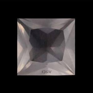 Pierre précieuse QUARTZ ROSE naturelle taillée en carré de 10mm à facettes en vrac, prix d'usine certifié IGI, de haute qualité, vente en gros - Product Image 1