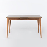 Ensemble de table et chaises de salle à manger en bois massif, style moderne et luxueux, pour la maison, le bar, la chambre, l'atelier et l'hôtel