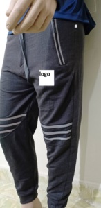 กางเกง Jogger ผ้าฟลีซสำหรับผู้ชาย,กางเกงโพลีเอสเตอร์100% นำเข้าผ้ายืดปิดเครื่องสต็อกสินค้าจำนวนมากจากบังกลาเทศ - Product Image 4