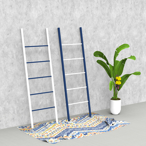 ชั้นวางผ้าขนหนูไม้ไผ่,บันไดไม้ไผ่3ขั้นตอนสำหรับห้องน้ำ - Product Image 6