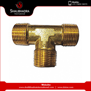 Brass Tee Male Fitting in Various Pipe Sizes 10mm 12mm 14mm 30mm 50mm High Precision Cast <b>Technics</b> Industrial Grade - Product Image 5