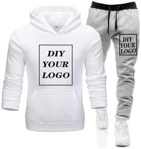 Conjunto de chándal con cremallera y panel de contraste para hombre de tendencia superior del fabricante personalizado Top de invierno de talla grande para hombre - Product Image 4