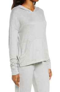 Personnalisé 100% Coton Offre Spéciale Blanc Surdimensionné À Manches Longues Sweat Femmes À Capuche - Product Image 4