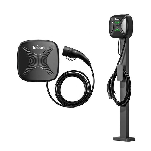 Teison APP WIFI 11kw Commercial Smart Wallbox Ev Charger Supplier AC Ocpp Electric Vehicle Charger Type 2 Plug
