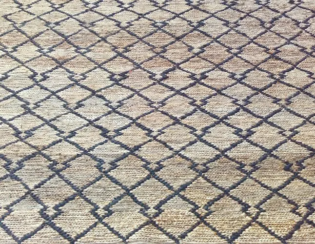 Di spessore pesante tribale canapa iuta kilim sumakh tappeto