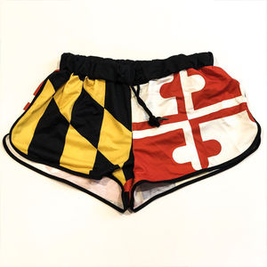 Custom <b>Black</b> and Yellow Paint Splatter High-Waisted Women's <b>Boxer</b> Shorts - Product Image 5