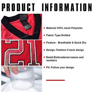 Haute qualité 100% Polyester Youth Club uniformes de football américain taille XL maillots personnalisés avec pantalon assorti pour adultes - Product Image 3