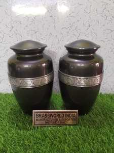 Urne funéraire en laiton violet faite à la main par BRASSWORLD INDIA Fournitures funéraires de qualité supérieure - Product Image 4